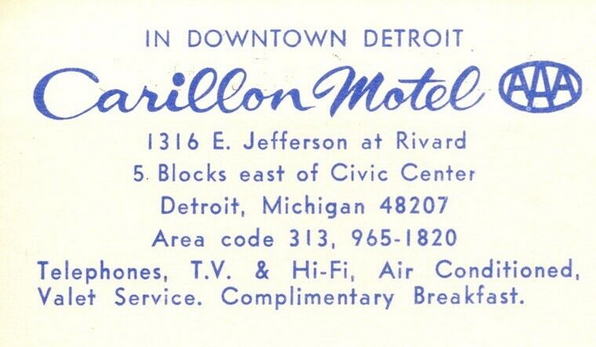 Rivertown Inn & Suites (Carillon Motel) - Old Postcard (newer photo)
